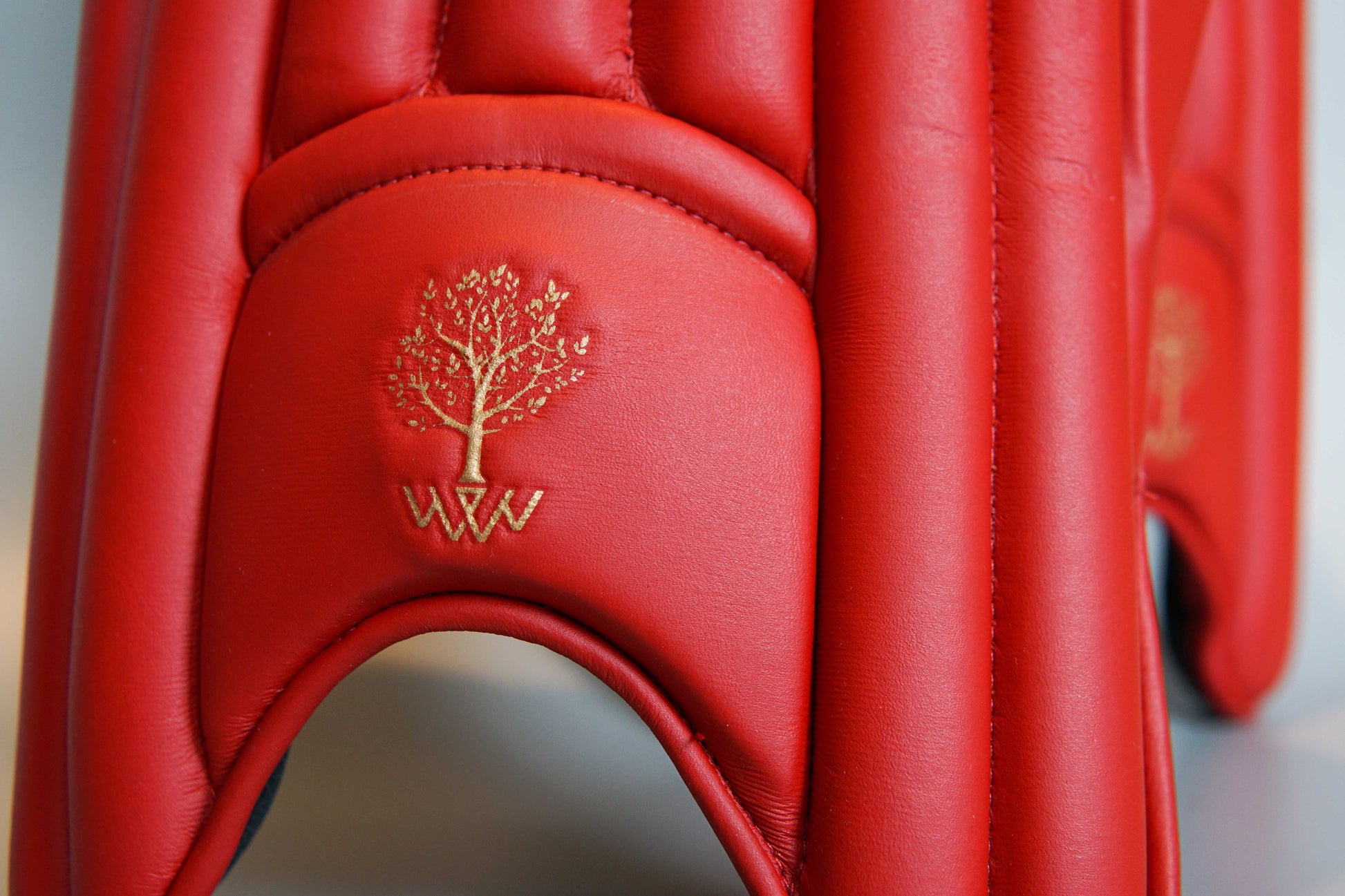 Willow Twin logo on front of red pads